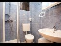 Apartments Miro - 300 m from sea: A1 Plavi(2+2), A2 Crveni(2+2), A3 Zeleni(2+2) Jadranovo - Riviera Crikvenica  - Apartment - A1 Plavi(2+2): bathroom with toilet