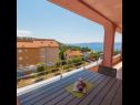 Apartments Dragica - modern & close to the sea: A1 prizemlje(4+1), A2 Black & White(6) Klenovica - Riviera Crikvenica  - Apartment - A2 Black & White(6): terrace