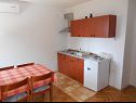 Apartments Kate - free private parking: A1(6), A2(3+1)Kada, A3(3+1)Tus Novi Vinodolski - Riviera Crikvenica  - Apartment - A2(3+1)Kada: kitchen and dining room