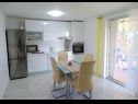 Apartments Vis B1(4+2) - selce Selce - Riviera Crikvenica  - Apartment - B1(4+2) - selce: kitchen and dining room