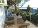 Apartments Vis B1(4+2) - selce Selce - Riviera Crikvenica  - Apartment - B1(4+2) - selce: terrace