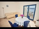 Apartments Sea front - free parking A1(2+2), A2(2+2), A3(4+1), A4(2), A5(2) Klek - Riviera Dubrovnik  - Apartment - A1(2+2): living room