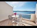 Apartments Sea front - free parking A1(2+2), A2(2+2), A3(4+1), A4(2), A5(2) Klek - Riviera Dubrovnik  - Apartment - A2(2+2): terrace
