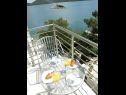 Apartments At the sea - 5 M from the beach : A1(2+3), A2(2+2), A3(8+2), A4(2+2), A5(2+2), A6(4+1) Klek - Riviera Dubrovnik  - Apartment - A6(4+1): terrace