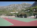 Apartments Magic - 150 m from beach: A1-orange (2+2), A2-orange (2+2), A3-orange (2+2), A4-orange (2+2), A5-blue (2+2), A6-green (2+2), A7-green (2+2), A8-green (2+2), A12-orange (2+2), A14-orange (2+2) Klek - Riviera Dubrovnik  - tennis court