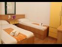 Apartments Magic - 150 m from beach: A1-orange (2+2), A2-orange (2+2), A3-orange (2+2), A4-orange (2+2), A5-blue (2+2), A6-green (2+2), A7-green (2+2), A8-green (2+2), A12-orange (2+2), A14-orange (2+2) Klek - Riviera Dubrovnik  - Apartment - A12-orange (2+2): bedroom