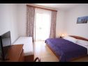 Apartments and rooms Nikola1 - free parking SA1(2+2), A5(3+1), A6(4), A8(5), R4(2), R7(2+1) Mlini - Riviera Dubrovnik  - Apartment - A6(4): bedroom