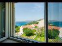 Apartments and rooms Villa Bouganvillea - sea view & garden: A1 Deluxe (2+1), A2 Superior (2+1), A3 Comfort (2+1), A4 Premium (2+1), R1 Deluxe (2), R2 Comfort (2) Mlini - Riviera Dubrovnik  - Apartment - A3 Comfort (2+1): window view