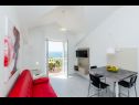 Apartments and rooms Villa Bouganvillea - sea view & garden: A1 Deluxe (2+1), A2 Superior (2+1), A3 Comfort (2+1), A4 Premium (2+1), R1 Deluxe (2), R2 Comfort (2) Mlini - Riviera Dubrovnik  - Apartment - A4 Premium (2+1): living room