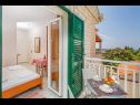Apartments Silverija - garden and parking: SA1(2+1), SA2(2), SA3(2), SA4(2) Trsteno - Riviera Dubrovnik  - Studio apartment - SA4(2): balcony