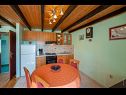 Apartments Meri - sea view & serenity: A3(2+2) Bozava - Island Dugi otok  - Apartment - A3(2+2): kitchen and dining room