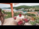 Apartments Ivan - sea view & serenity: A2(5+1) Bozava - Island Dugi otok  - house