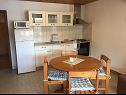 Apartments Đurđa - amazing location & sea view: A1 južni(4), A2 burni(4) Sali - Island Dugi otok  - Apartment - A2 burni(4): kitchen and dining room