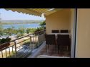 Apartments Zvone - at the water front: A2(4), A1(2+2) Veli Rat - Island Dugi otok  - Apartment - A1(2+2): balcony