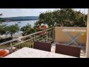 Apartments Zvone - at the water front: A2(4), A1(2+2) Veli Rat - Island Dugi otok  - Apartment - A2(4): balcony