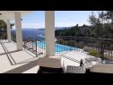 Apartments Sunny Hvar - with pool; A1(2), A2(4+1) Cove Basina (Jelsa) - Island Hvar  - Croatia - Apartment - A2(4+1): terrace view