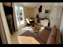 Apartments Sunny Hvar 2 - with pool: A3(2+2), A4(2+2) Cove Basina (Jelsa) - Island Hvar  - Apartment - A4(2+2): living room