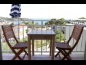 Apartments Mar - beautiful panoramic view: SA2(2), SA3(2), A4(2+2) Hvar - Island Hvar  - Studio apartment - SA3(2): terrace