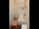 Apartments Jasna - 300 m from sea: A2 Nado (4+1) Jelsa - Island Hvar  - Apartment - A2 Nado (4+1): bathroom with toilet