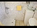 Apartments Grozdana - 5 m from sea: SA1 - Martina(2+1) Cove Pokrivenik - Island Hvar  - Croatia - Studio apartment - SA1 - Martina(2+1): bathroom with toilet