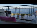 Apartments Jela - terrace and sea view A1(4+2) Zavala - Island Hvar  - Apartment - A1(4+2): terrace