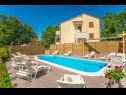 Apartments Marinko - with pool : A1(4+1) , A2(4+1), A Kuca(4+1) Barban - Istria  - house