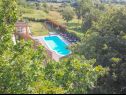 Apartments Marinko - with pool : A1(4+1) , A2(4+1), A Kuca(4+1) Barban - Istria  - view (house and surroundings)