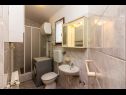 Apartments Mir - 50m from the sea A1(2+2), A2(2+1), A3(2), A4(4+2), A5(2+2) Fazana - Istria  - Apartment - A3(2): bathroom with toilet