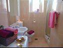 Apartments Rajka - 20 m from beach: Rajka(4) Koromacno - Istria  - Apartment - Rajka(4): bathroom with toilet