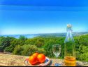 Apartments Rar - with nice garden: Ana (6+2) Koromacno - Istria  - sea view