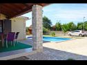 Holiday home Mary - with pool : H (8+1) Medulin - Istria  - Croatia - courtyard