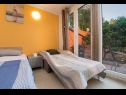 Apartments Orange - garden terrace : SA1(2+1) Medulin - Istria  - Studio apartment - SA1(2+1): bedroom