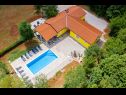 Holiday home VladimirG - surrounded by nature: H(8+2) Nedescina - Istria  - Croatia - swimming pool (house and surroundings)