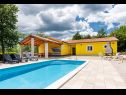 Holiday home VladimirG - surrounded by nature: H(8+2) Nedescina - Istria  - Croatia - swimming pool (house and surroundings)