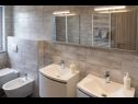 Apartments Roma - with terrace : A1(4) Valbandon - Istria  - Apartment - A1(4): bathroom with toilet