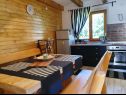 Holiday home Laura - wooden house: H(4+2) Dreznica - Continental Croatia - Croatia - H(4+2): kitchen and dining room