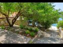 Apartments Lukovac - directly at the beach: A1(6), A2(2+2) Blato - Island Korcula  - house