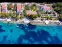 Apartments Lukovac - directly at the beach: A1(6), A2(2+2) Blato - Island Korcula  - Apartment - A1(6): house