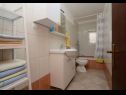 Apartments Zak - 30m from beach; A1(4+2) Maks, A2(2+2) Mia, A3(2+2) Franka, A4(4+1) Marko, A5(2+2) Iva Cove Karbuni (Blato) - Island Korcula  - Croatia - Apartment - A3(2+2) Franka: bathroom with toilet