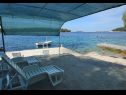 Apartments Zak - 30m from beach; A1(4+2) Maks, A2(2+2) Mia, A3(2+2) Franka, A4(4+1) Marko, A5(2+2) Iva Cove Karbuni (Blato) - Island Korcula  - Croatia - beach