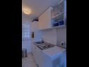 Apartments Vedro - 50 m from sea: 1- Red(4+1), 2 - Purple(2+1), 3 - Blue(2), 4 - Green(2+2) Korcula - Island Korcula  - Studio apartment - 3 - Blue(2): kitchen