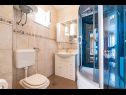 Apartments Mir - perfect location & cosy: A1(4+2), A2(2+1), SA3(2), SA4(2) Korcula - Island Korcula  - Studio apartment - SA3(2): bathroom with toilet