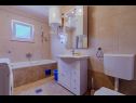 Apartments Mir - perfect location & cosy: A1(4+2), A2(2+1), SA3(2), SA4(2) Korcula - Island Korcula  - Studio apartment - SA4(2): bathroom with toilet