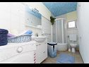 Apartments Dijana - 20m from the sea A1 Antica(4+1), A2 Diana(2+1), A3 Mirela(2+1) Prigradica - Island Korcula  - Apartment - A1 Antica(4+1): bathroom with toilet