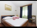 Apartments Dijana - 20m from the sea A1 Antica(4+1), A2 Diana(2+1), A3 Mirela(2+1) Prigradica - Island Korcula  - Apartment - A1 Antica(4+1): bedroom