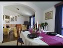 Apartments Dijana - 20m from the sea A1 Antica(4+1), A2 Diana(2+1), A3 Mirela(2+1) Prigradica - Island Korcula  - Apartment - A1 Antica(4+1): dining room