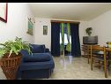 Apartments Dijana - 20m from the sea A1 Antica(4+1), A2 Diana(2+1), A3 Mirela(2+1) Prigradica - Island Korcula  - Apartment - A2 Diana(2+1): living room