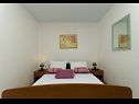 Apartments Dijana - 20m from the sea A1 Antica(4+1), A2 Diana(2+1), A3 Mirela(2+1) Prigradica - Island Korcula  - Apartment - A3 Mirela(2+1): bedroom