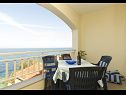 Apartments Dijana - 20m from the sea A1 Antica(4+1), A2 Diana(2+1), A3 Mirela(2+1) Prigradica - Island Korcula  - Apartment - A3 Mirela(2+1): terrace