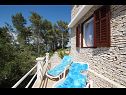 Apartments Ante Š - peaceful and close to the sea A1(4), A2(2) Cove Tankaraca (Vela Luka) - Island Korcula  - Croatia - Apartment - A1(4): terrace